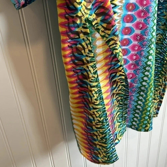 Large, extra large swimsuit, cover-up, colorful women’s - Picture 4 of 5